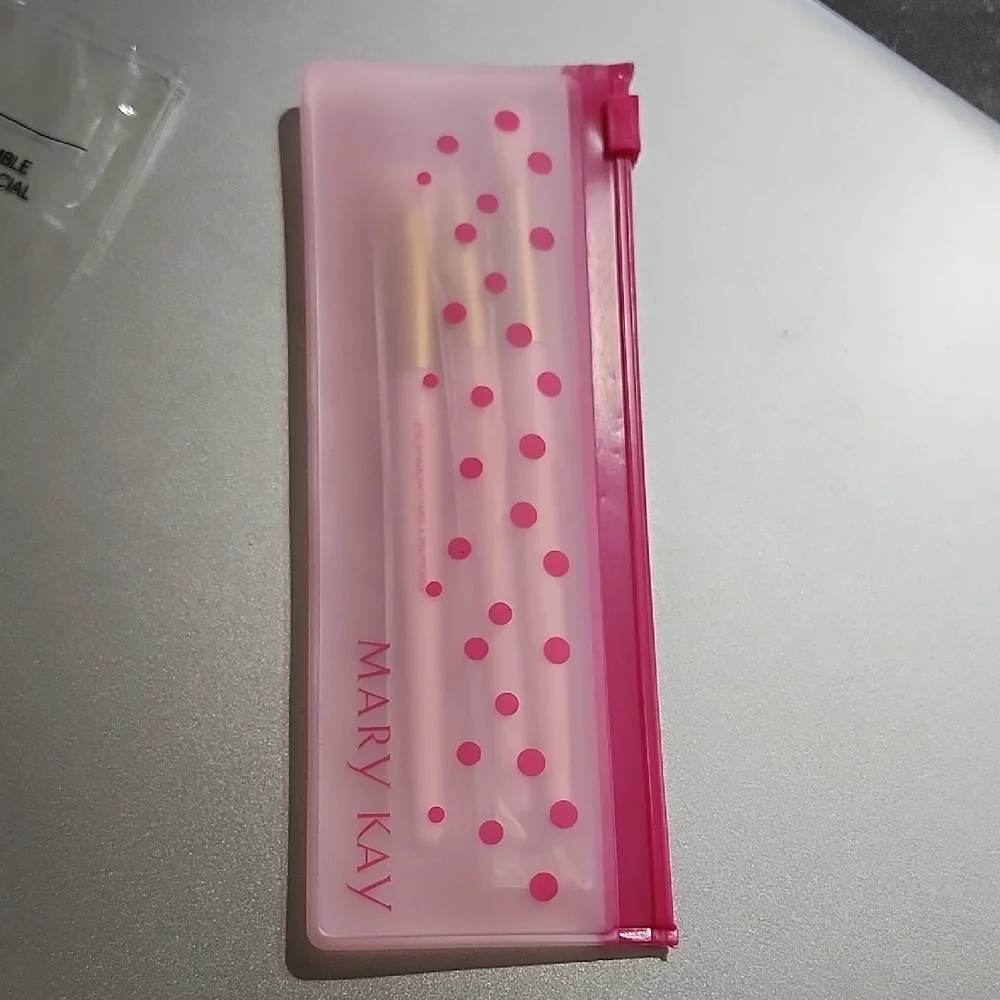 Pink Makeup Mini Essential Brush Set with Pouch Eye Blender Shadow Detail